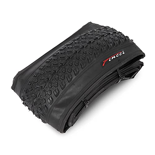 Fincci Cubiertas MTB 26 x 1.95 Pulgadas - Set Plegable Neumatico Bicicleta  26 con Cámaras de Aire Presta Válvula Interior para Bici Hibrida Montaña