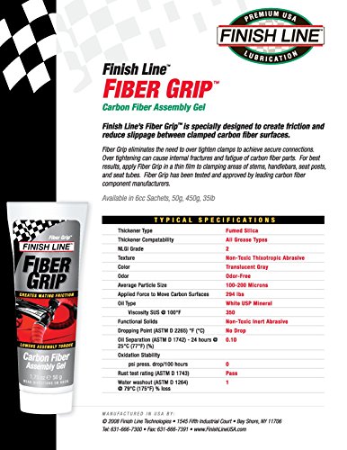 Finish Line Fiber Fibre Grip, Unisex Adulto, Blanco, 50 g