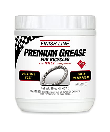 Finish Line Teflon Grease (Premium Synthetic) - Grasa para Bicicletas, Talla 457gr