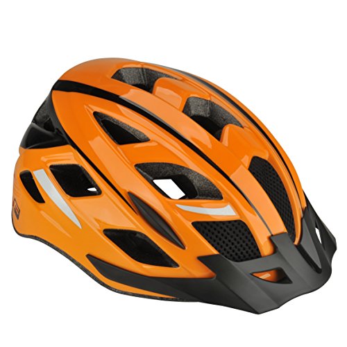 Fischer Adultos Urban Sport Bicicleta Casco, Naranja, S/M