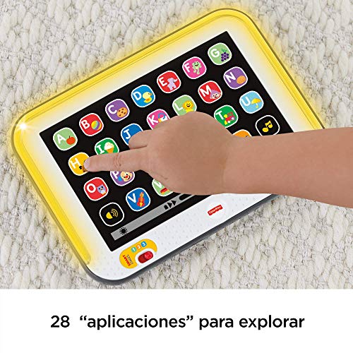 Fisher-Price Mi primera tablet, juguete electrónico bebé +1 año (Mattel CDG61)