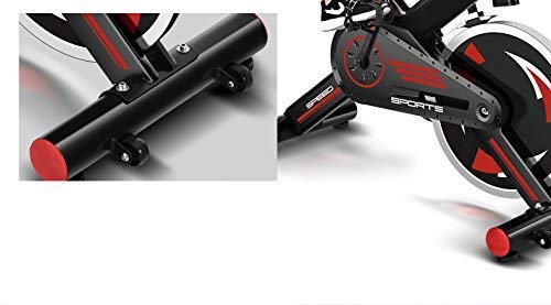 FIT-FORCE Bici Spinning X24KG con Volante de inercia de 24kg Negro