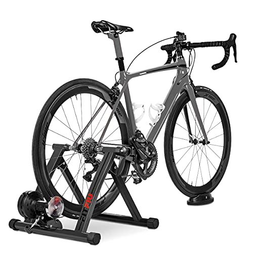 FITFIU Fitness ROB-20 - Rodillo Bicicleta plegable con 5 niveles de resistencia, compatible ruedas 26” a 29”, MTB y carretera, Rodillo entrenamiento para sesiones indoor, peso máx. 150kg
