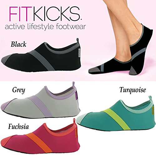 Fitkicks Zapatillas Flexibles, Ideales para Yoga, Ballet y Deportes acuáticos - 40-41 EU/X-Large - Fusion/Orange
