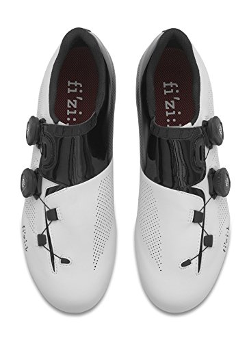 Fizik R3 Aria, Zapato de Ciclismo Unisex, Blanco y Negro, 38.5 M EU