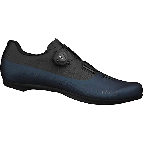Fizik R4 Overcurve Zapatillas de Bicicleta, Unisex Adulto, Navy-Black, 44 EU