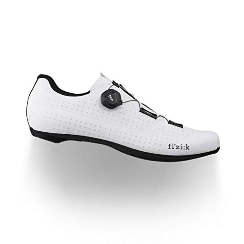 Fizik Tempo Overcurve R4 Zapatillas Ciclismo Blanco/Negro, 45.0 - Hombre