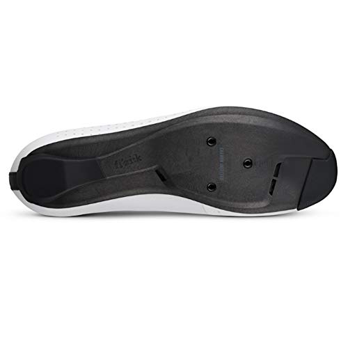 Fizik Tempo Overcurve R4 - Zapatillas de Ciclismo Unisex para Adultos, Blanco/Negro, Talla 40