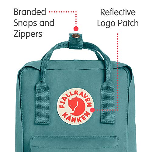 Fjällräven Kånken Mini Mochila de Senderismo Unisex Adulto, Verde (Frost Green), 7 l (29 x 20 x 13 cm)