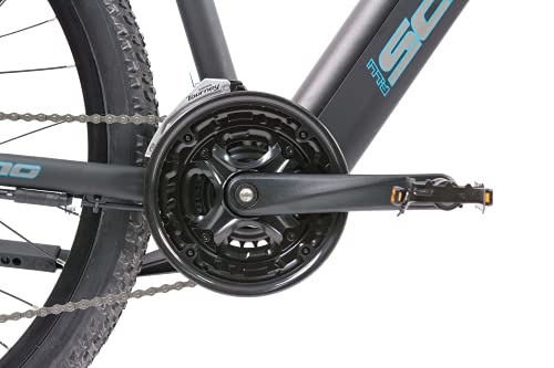 F.lli Schiano Braver Bicicleta eléctrica, Adultos Unisex, Negro-Azul, 27.5''