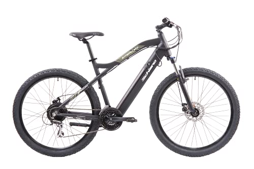 F.lli Schiano E- Mercury Bicicleta, Adulto Unisex, Negra, 29 ''