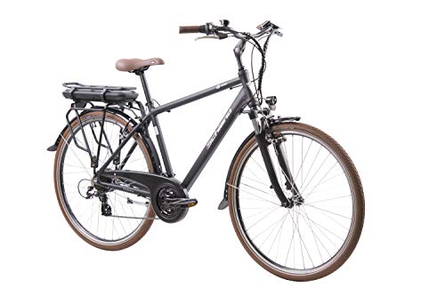 F.lli Schiano E- Ride Bicicleta, Hombres, Negra, 28 ''