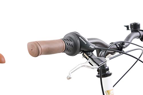 F.lli Schiano Elegance Bicicleta, Mujer, Oro-Blanco, S