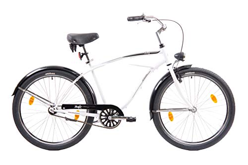 F.lli Schiano Lazy Bicicleta de Ciudad, Hombre, Blanco, 26''
