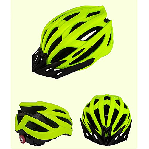 Flu Casco de Bicicleta para Hombre Mujer Ligero Ajustable Casco de Casco Bicicleta Adulto MTB Road Bicicleta Casco de Bicicleta Adulto Montaña Adultos Deportes Al Aire Libre Casco