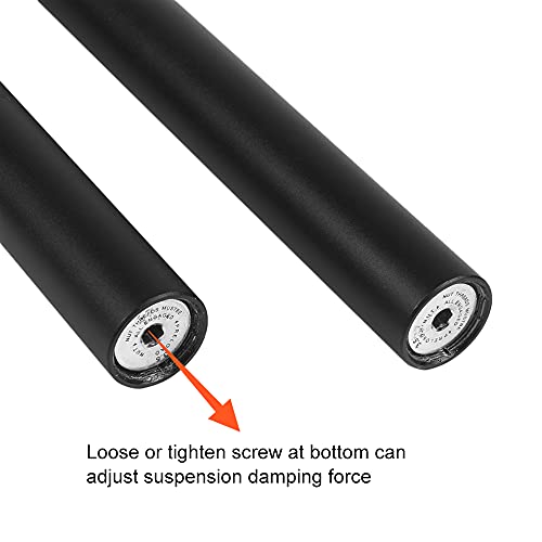 Flytise Suspensión para tija de sillín de bicicleta, amortiguador, tija de sillín MTB, 31,6 x 350 mm/27,2 x 350 mm