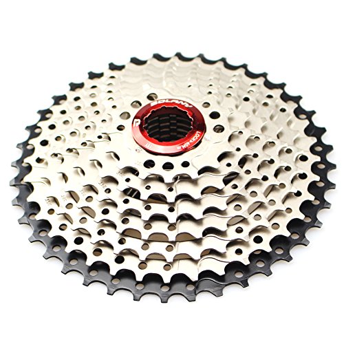 FOMTOR 9 Speed Cassette 11 – 40 Cassetta a 9 velocità per mozzo Shimano MTB Mountain Bike Bicicletta MTB (Leggero)