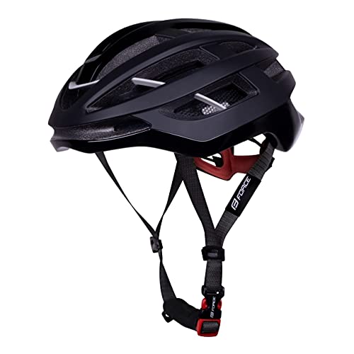 Force Lynx Casco de ciclismo para bicicleta de carretera (5 opciones de color), color negro mate, tamaño 58-62cm