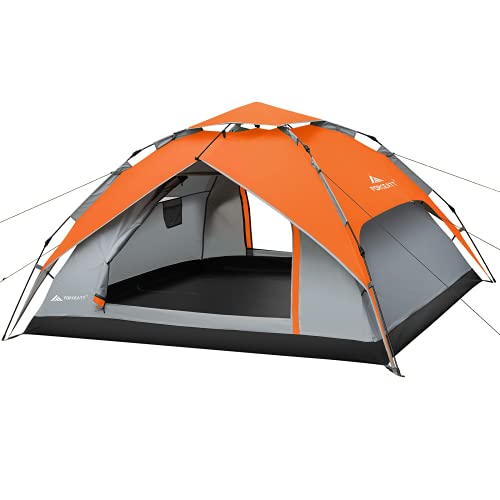 Forceatt Tienda de Campaña 3-4 Personas, Tienda Pop Up Portátil Fácil de Instalar Tear Down, Adecuado para Camping, montañismo, Senderismo.