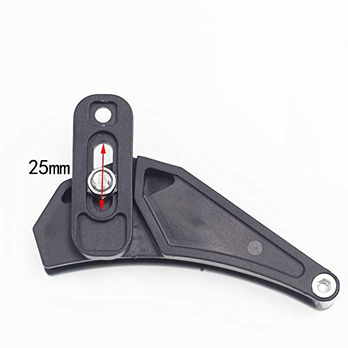 Fouriers - Guía de cadena de bicicleta para bicicleta de montaña, pinza de montaje de alta velocidad a velocidad única para tubo de sillín de 34,9 mm 31,8 mm para guardabarros de cadena de bicicleta