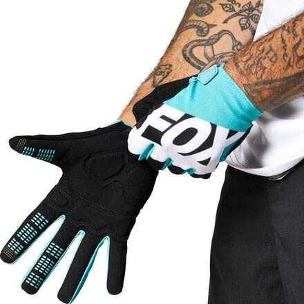 FOX Guantes Largos Ranger Turquesa/Blanco - Talla: M