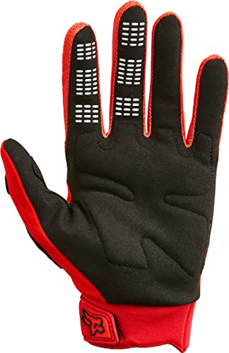 Fox Racing DIRTPAW - Guantes de motocross para hombre, color rojo fluorescente, talla mediana