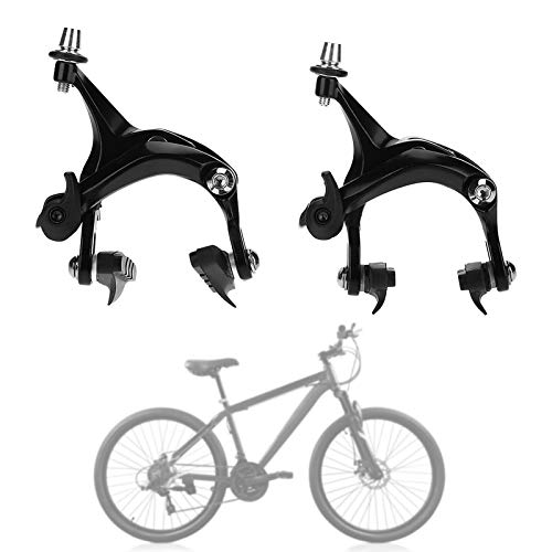 Freno de Bicicleta Clásico, Frenos Bicicleta Carretera, Pinzas Carretera de Alcance de Bicicleta con Accesorio de Piezas de Reparación del Juego de Frenos de Doble Pivote delantero y Trasero (1 Par)