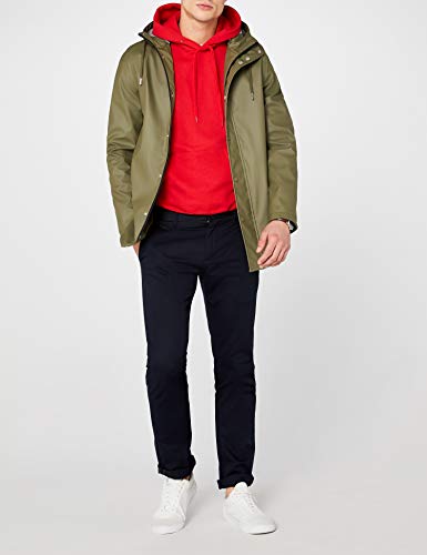 Fruit of the Loom SS026M, Sudadera con capucha y cremallera Para Hombre, Rojo (Red), X-Large