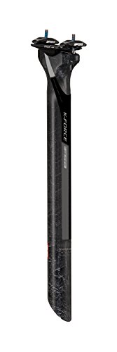 FSA K-Force Di2 Sb0 - Tija de sillín, Color Carbon/Grey Decal, tamaño 31.6 × 400 mm