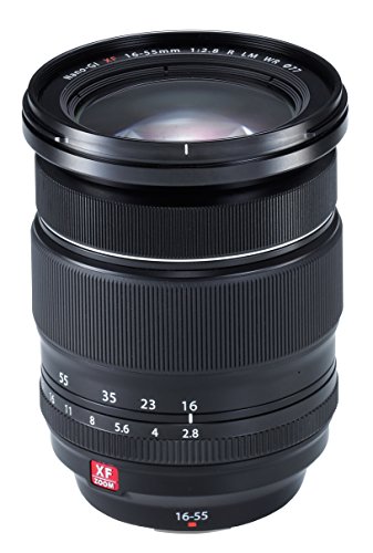 Fujifilm Fujinon XF 16 - 55 mm f/2.8 R LM WR - Objetivo para Fujifilm con montura X (distancia focal 16 - 55 mm, apertura f/2.8, zoom 3.4x, óptico, tamaño del filtro 77 mm), negro