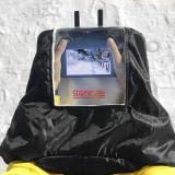 Funda de protección para control remoto Mavic Mini Air 2, transmisor RC impermeable con ventana de visualización transparente Calentador de manos aislado invierno (negro)