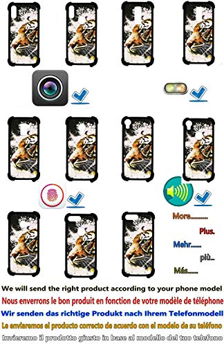Funda para Hiya Smartx Smart X Funda Silicone Border + Placa Dura de la PC Stand Carcasa Case Cover LH