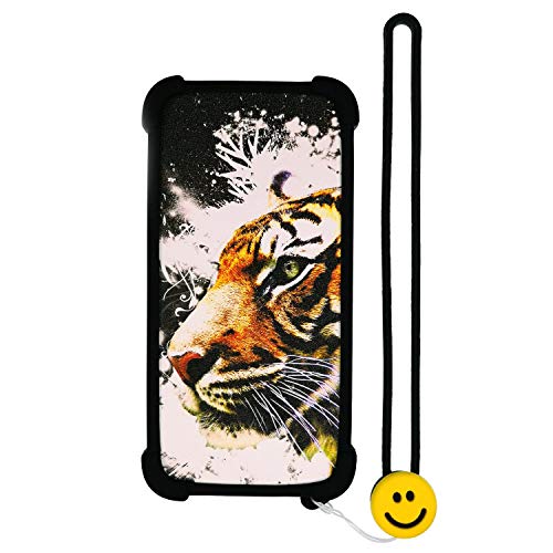 Funda para Hiya Smartx Smart X Funda Silicone Border + Placa Dura de la PC Stand Carcasa Case Cover LH