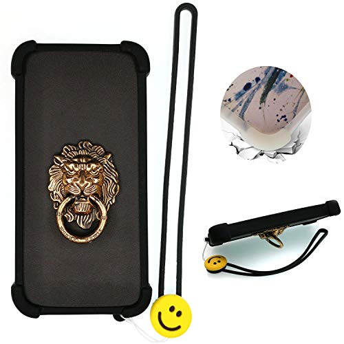 Funda para Hiya Smartx Smart X Funda Silicone Border + Placa Dura de la PC Stand Carcasa Case Cover SHI