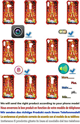 Funda para Hiya Smartx Smart X Funda Silicone Border + Placa Dura de la PC Stand Carcasa Case Cover TT