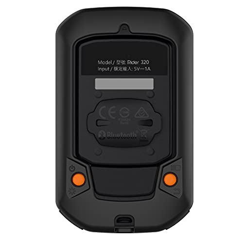 Funda protectora para Bryton Rider 430, LOKEKE Funda protectora de silicona para Bryton Rider 320/430 (silicona negra)