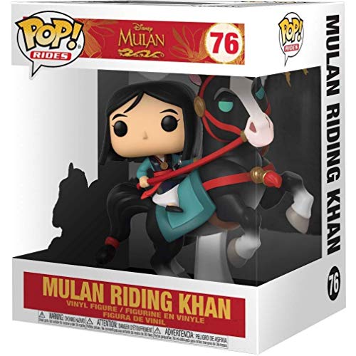 Funko - Pop Rides: Mulan on Khan Figura Coleccionable, Multicolor (45324)