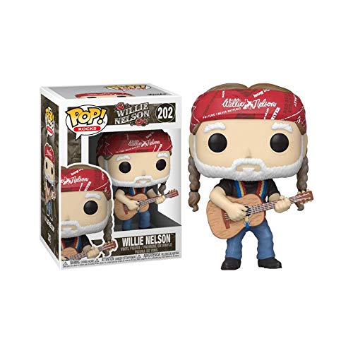 Funko- Pop Rocks: Willie Nelson Figura Coleccionable, Multicolor (49281)