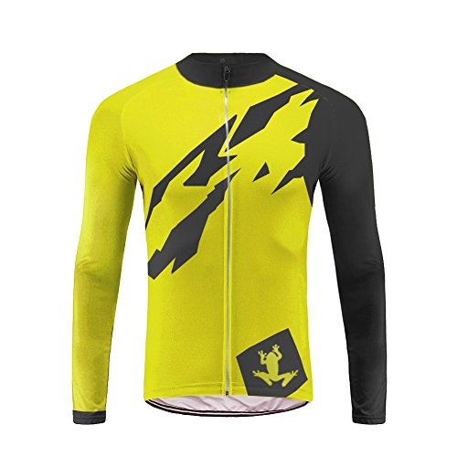 Future Sports Bike Wear Designs - Ropa Ciclismo, Long Pantalones De Langarm-Frühling Ciclismo Bicicleta Jersey con 3D Almohadilla De Gel para Pro Bicicleta Culotte Equipo Ropa Bodies