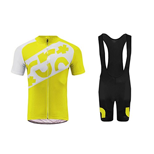 Future Sports Bike Wear Designs - Ropa Ciclismo, Transpirable De Manga Corta Ciclismo Bicicleta Jersey con 3D Almohadilla De Gel para Pro Bicicleta Culotte Equipo Ropa Bodies