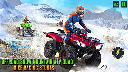 Futurista Offroad Snow Mountain ATV Quad 4 Wheeler Bike Racing Stunt Simulator: Ultimate Crazy Bike Racing & Stunt Games 2021