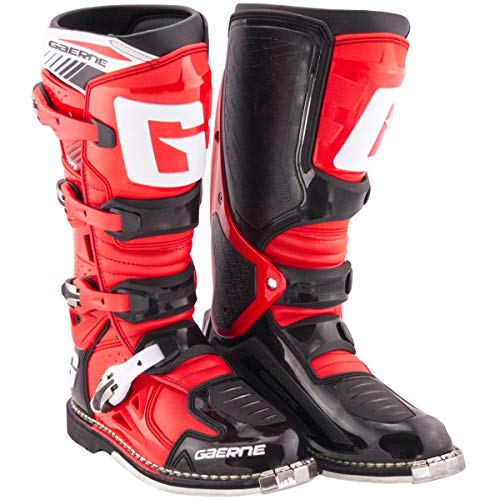 Gaerne SG 10 - Botas de motocross, color rojo y negro