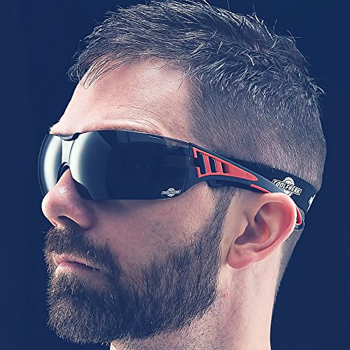 Gafas de Protección ToolFreak Con Fumar Lentes y Relleno de Espuma de Estilo Deportivo