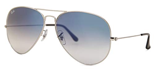 Gafas de sol Ray-Ban Aviator Silver azul degradado RB3025 RB3025 003/3 F plata 58