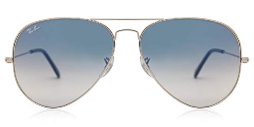 Gafas de sol Ray-Ban Aviator Silver azul degradado RB3025 RB3025 003/3 F plata 58