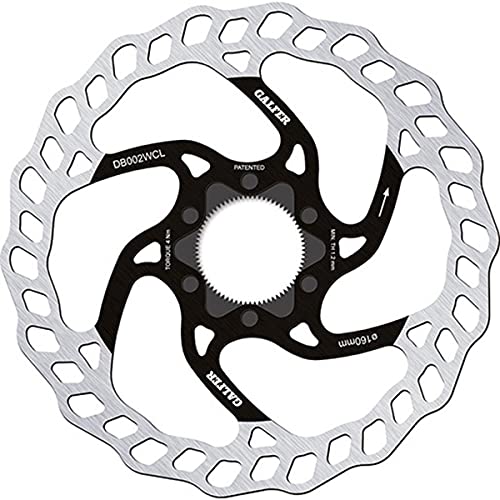 Galfer Bike MTB Disc Wave Center-Lock Ø160MM, Adultos Unisex, Negro, estandar