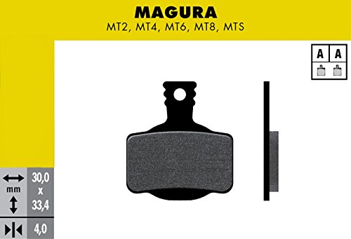 Galfer Bike Standard Brake Pad MAGURA MT2-4-6-8, Unisex niños, Negro, ESTANDAR