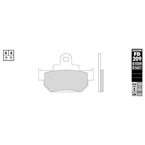 Galfer FD209G1054 Pastilla de freno