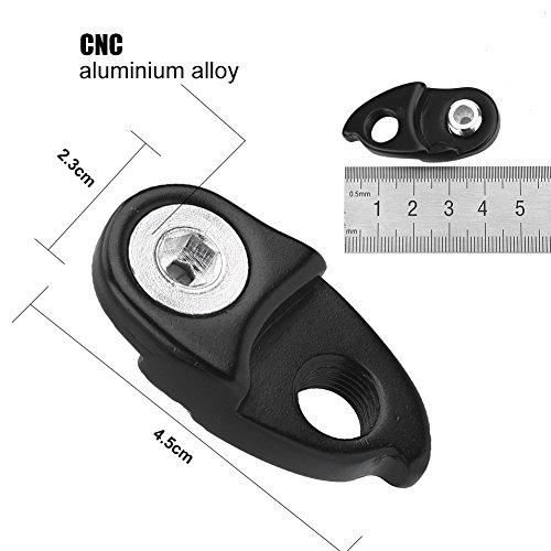 Gancho Desviador Bicicletas,Percha Desviador Trasero para Bicicletas Marco de Aleación Aluminio para Carretera de montaña