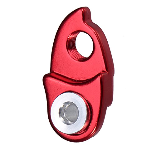 Gancho trasero para cambio de marchas de bicicleta de montaña o carretera, con adaptador de extensión para cassette de bicicleta Shimano 40 T, 42 T, 46 T, 50 T; de la marca VORCOOL (rojo)